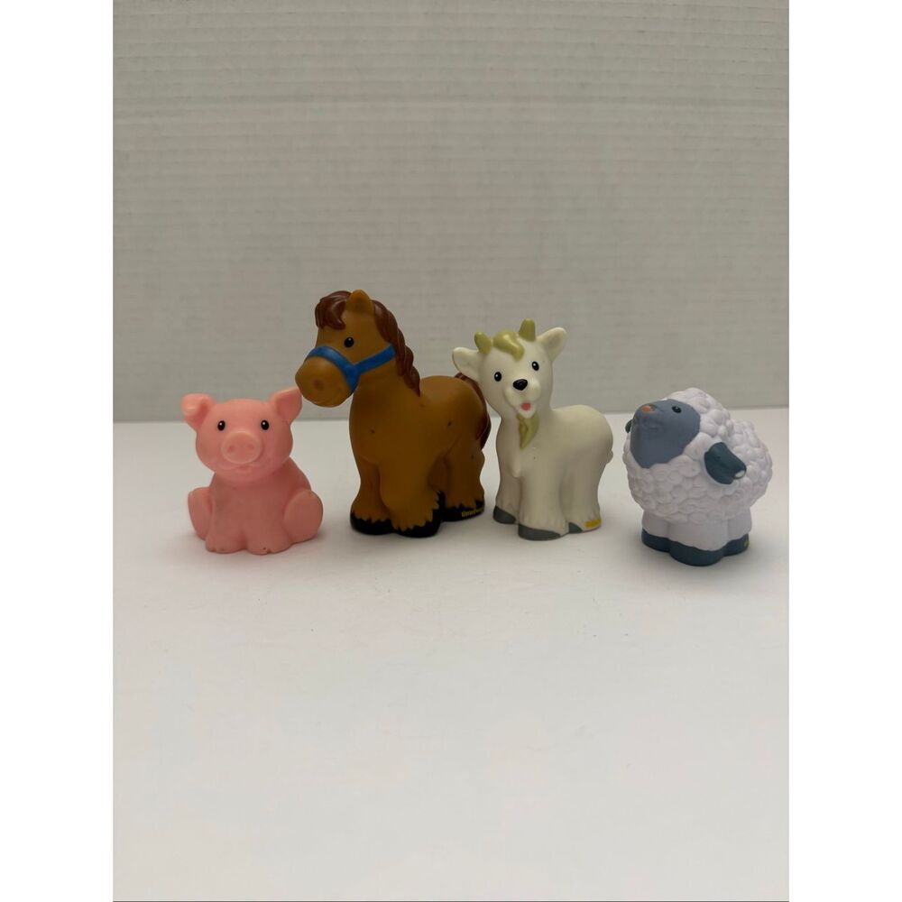 Fisher Price Little People Farm Animals Horse Pig Sheep Goat